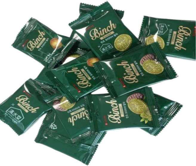 [영희네] 롯데 빈츠 프리미어 말차 행사 단체 대용량 간식, 75개, 8.5g