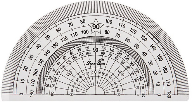 제도 : 각도기 (1EA), 단품