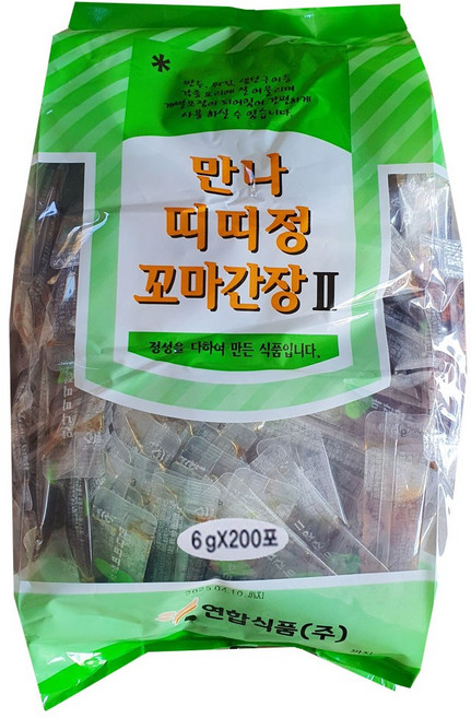 연합식품 만나 띠띠정 꼬마간장, 1.2kg, 2개