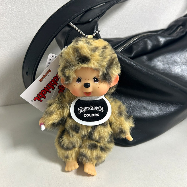 10위 - 일본 정품 호피 표범무늬 레오파드 몬치치 인형 키링