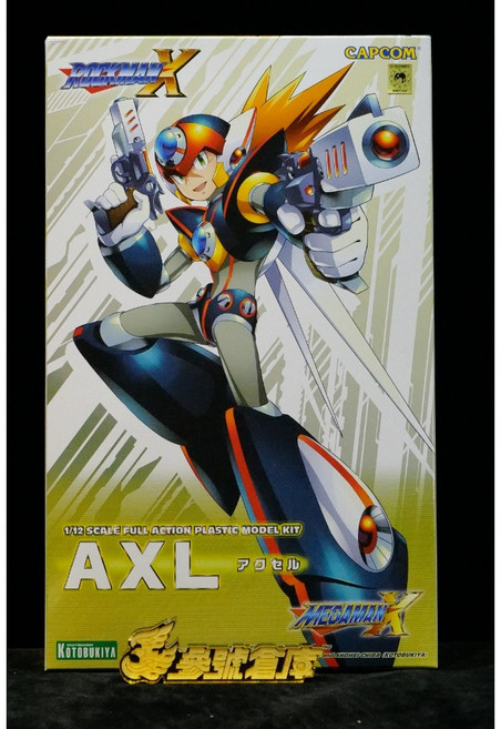 KOTOBUKIYA 壽屋 洛克人X 艾克賽爾 AXL 1/12 組裝模型, 1個