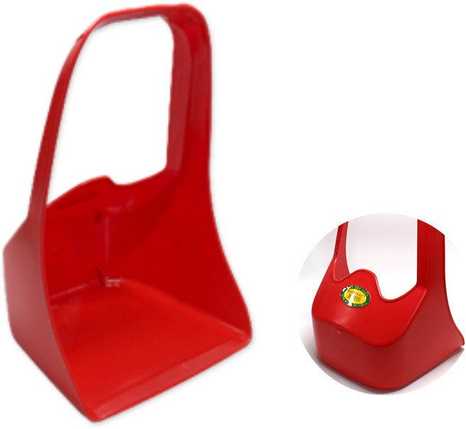 새롬이 쓰레받기 매직클린 청소도구 청소용품, 1개, 빨강