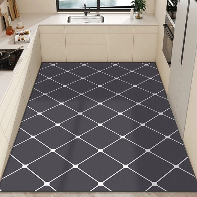 PVC 방수 주방매트 손쉬운세척 방오 바닥매트 세척불필요 미끌림방지 위생