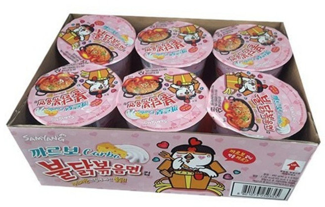 삼양 불닭볶음면 소컵 까르보 라면 80g 6개