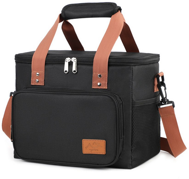 스텔라룸 보냉백 캠핑 보냉가방, 16L, 블랙