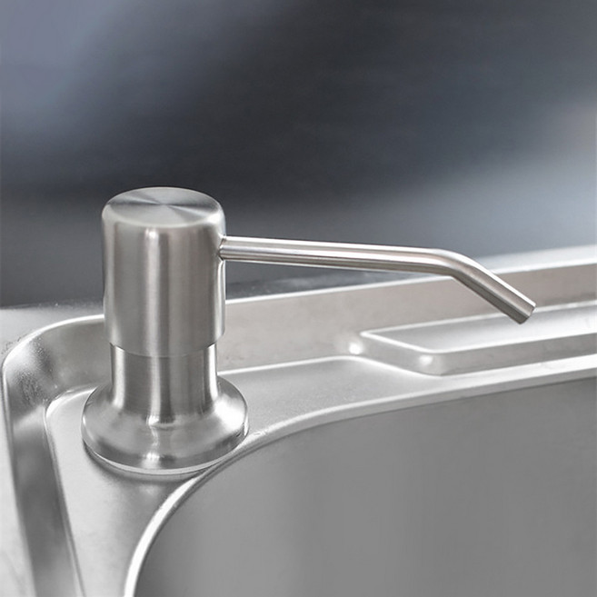 싱크대 매립형 주방 세제 디스펜서 펌프 용기 세제통 ye2*284Ey, 1개, 본상품선택