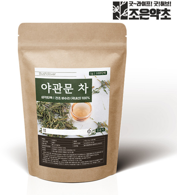 야관문 야관문차 티백 1g x 100티백 (대용량), 100개, 1개