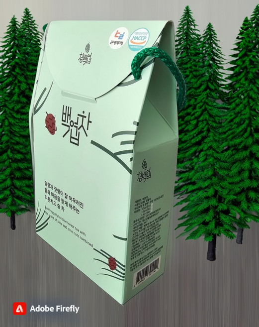 6시내고향 백엽차 머리를피를몸을맑게하는차 숙면에좋은차 간보호숙취해소에좋은차 무카페인차 유기농차 건강에 좋은차 솔잎차보다맛좋은차 티백, 1.5g, 25개입, 1개