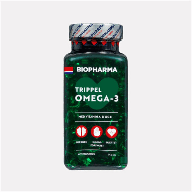 Isbjorn 挪威北極熊 挪威三倍濃縮Omega-3魚油膠囊, 1個, 144