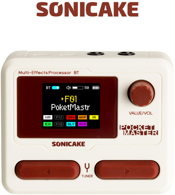 소니케이크 Sonicake Pocket Master 휴대용 멀티이펙터, 1개