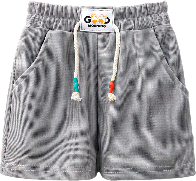 兒童短褲 男童女童 運動休閒 素色 透氣 百搭 夏季新款