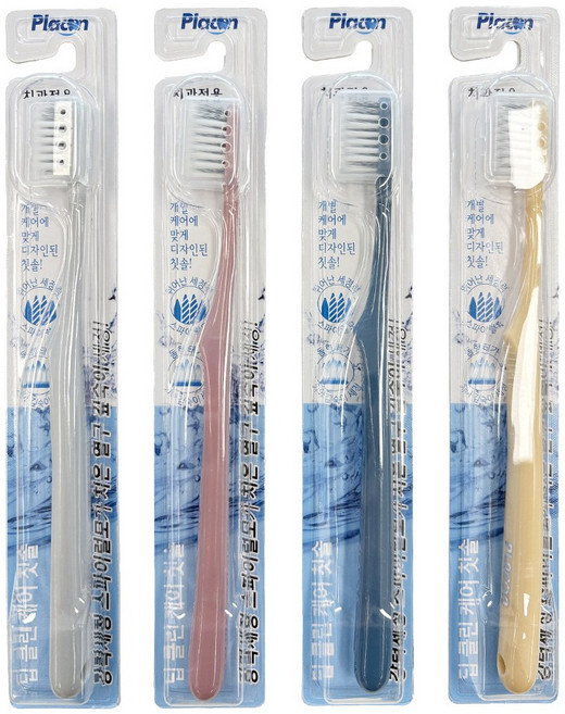 플라콘 클리닉 딥클린 케어 칫솔 (색상랜덤) 20개입, 1개