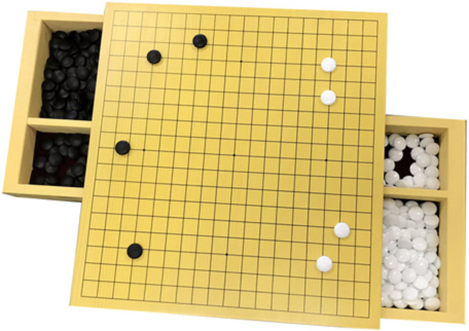 육형제 어버이날 선물세트 서랍식 일반규격 바둑판(중36x39) /가방(색상랜덤)포함 바둑세트, 1개