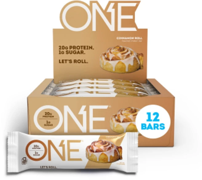 One Brands ONE Bar 프로틴바 시나몬 롤 Cinnamon Roll 60g*12개입, 12 개입, 1개 - 쿠팡