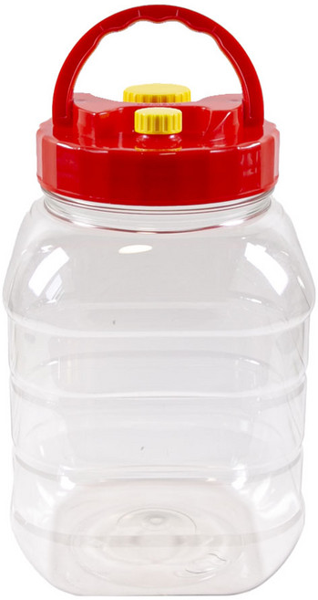 바른부엌 국산 PET 투명 과실주통 담금주통, 1개, 8L