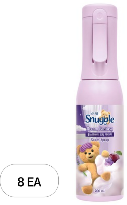 스너글 룸스프레이 드림 판타지 본품, 200ml, 8개