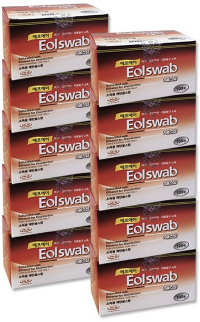 에프에이(FA) 이올스왑 에탄올 알콜스왑 소독솜, 10개
