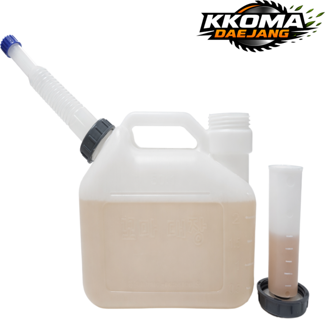 [블레이덱스]꼬마대장 대용량 2행정 연료혼합통 예초기 발전기 2.5L [국내산], 1개