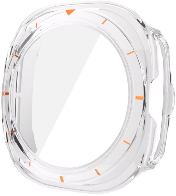 더조은셀러 갤럭시워치 호환 풀커버 풀글라스 강화유리 케이스, 투명, 1개