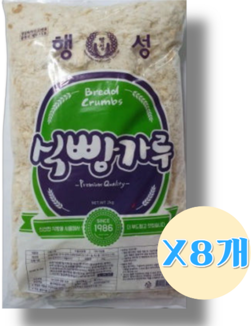 행성식품 일식용 돈까스 식빵가루 2kg (아이스박스무료) 8개