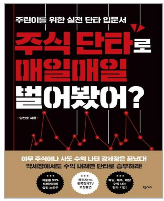 넥서스 주식 단타로 매일매일 벌어봤어? (마스크제공), 단품, 단품