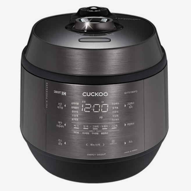 쿠쿠 10인용 IH전기압력밥솥, CRP-KHTS1060FD, 다크실버