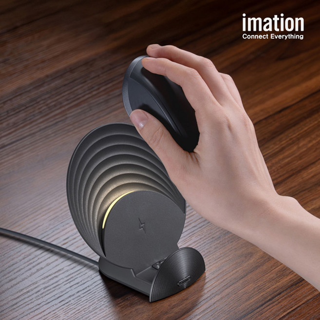 이메이션 로지텍 MX 마우스 차징독, IMMC100, 그레이