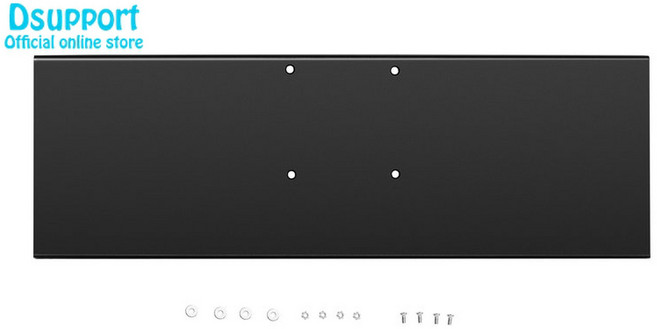 DIY 스탠드용 VESA 마운팅 홀(100x100mm)이 있는 키보드 트레이 모니터 홀더 암으로 고정된 작업용 키보드 홀더, DS-TP002 tray only