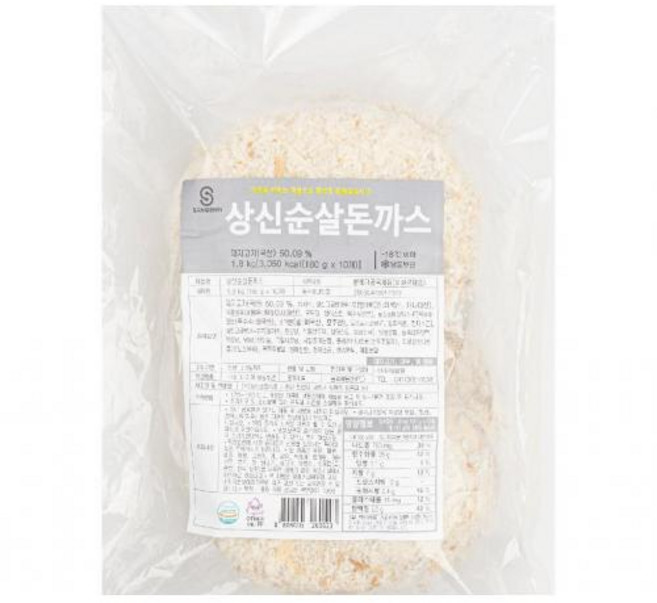상신순살돈가스 상신 1.8KG(180Gx10EA), 1개, 1.8kg