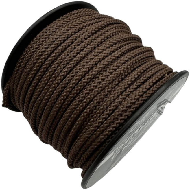 ATWOOD 550傘繩 編織繩, 深咖啡, 1個