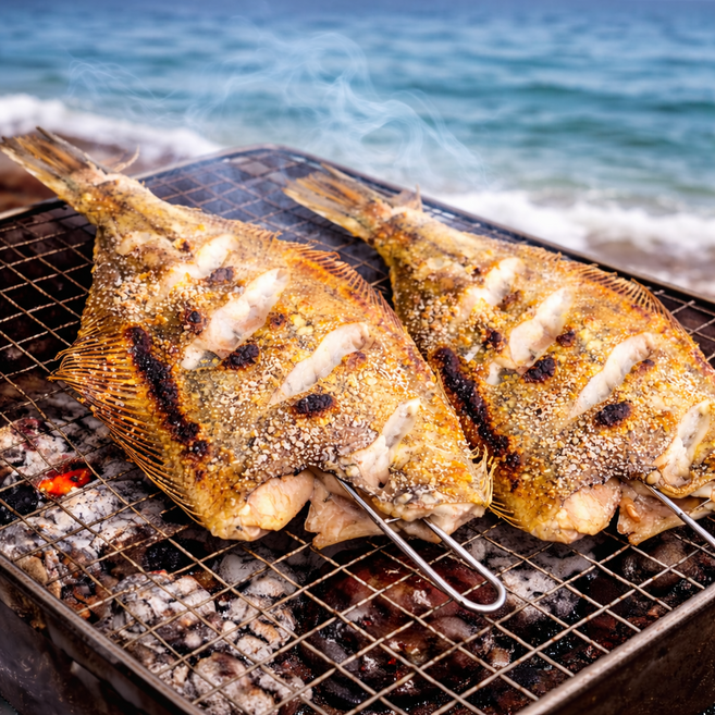 [산지직송] 국산 서해안 반건조 손질 가자미 개별진공포장, 1개, (7~8미) 1KG