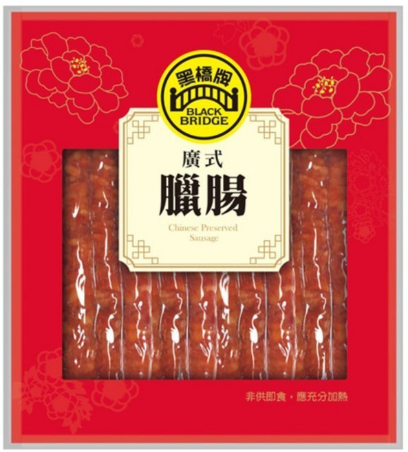 黑橋牌 廣式臘腸 一斤真空包, 1個