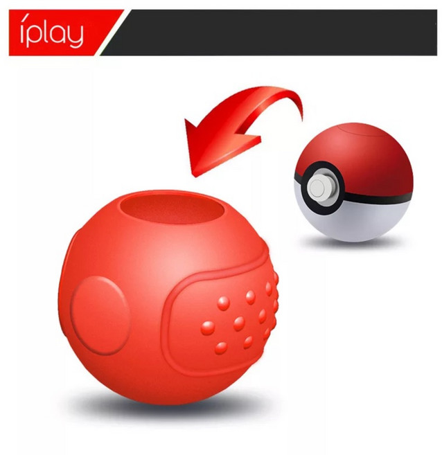 NS SWITCH 精靈寶可夢 精靈球 矽膠保護套 果凍套 (Switch周邊), 1個, 矽膠白色