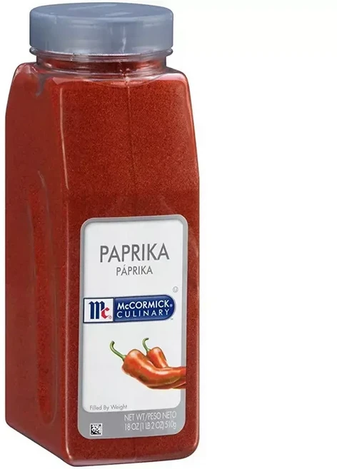 McCormick Culinary 파프리카 510.3g18온스 - 스위트 시즈닝 용기 닭고기 돼지고기 마리네이드 드레싱, 1개, 510.3g