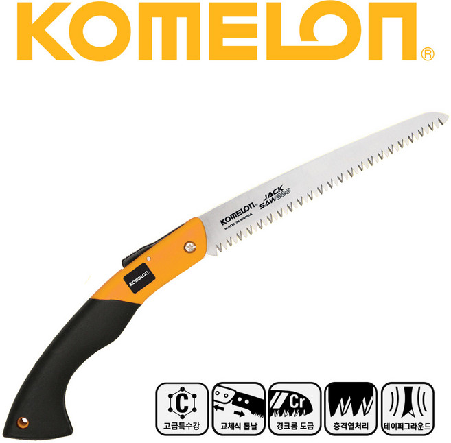 코메론 접톱 FB240 톱 정원톱 전정톱 쥐꼬리톱 도스기톱 다용도 다목적 직선형 조경용 가지치기 정원관리 나무, 1개, 접톱 FE180(180mm)