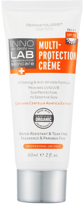 (정품병원전용)이노스킨랩 멀티프로덱션 썬크림60ml PA50+ PA+++ 병원용선크림유기농+쿠션공병set, 60ml, 1개
