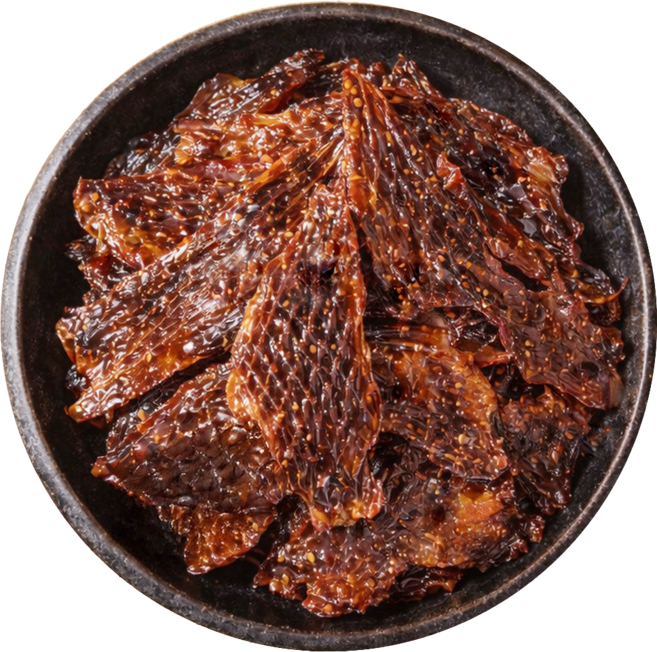 [건파파] 맛있는 건어물 간식 주전부리 매콤숏다리 오다리 100g, 1개