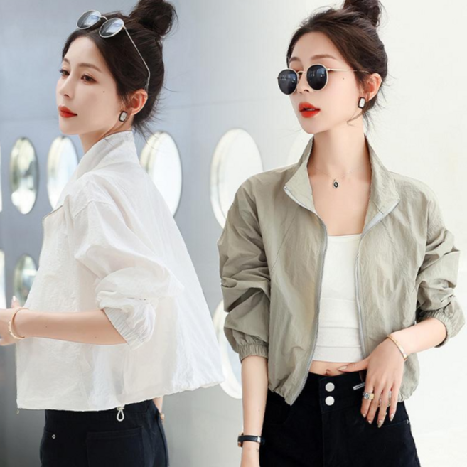 [엔젤디] 여성 바잉 바스락 바람막이 집업 점퍼
