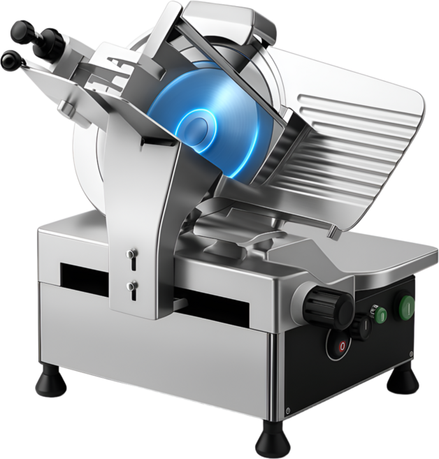 오토컷 전자동 업소용 고기 절단기 육절기 18cm 대형 슬라이서 냉장 냉동, 12인치