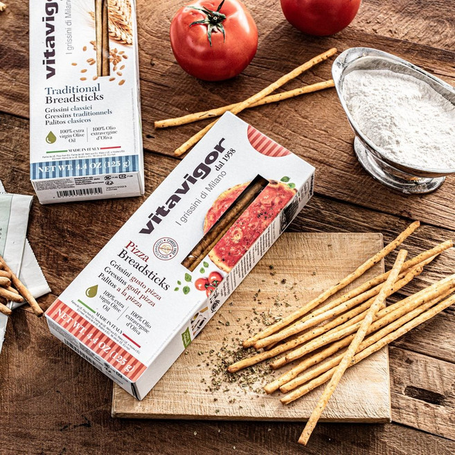 비타비고 밀라노 미니바게트 그리시니 피자, 1개, 125g