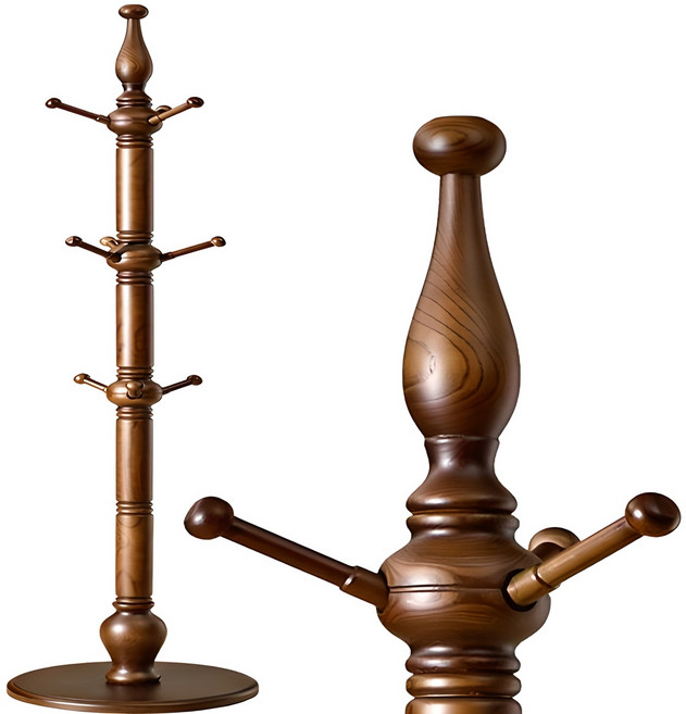 신촌가구 말리부 원목 스탠드옷걸이, 1개