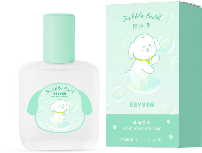 베이비 향수 달콤한 소녀향 깔끔한 은은향 향수 장시간 지속, 2개, 거품 목욕-비누향