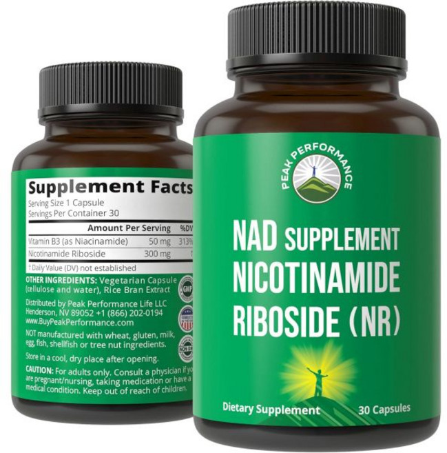 Nicotinamide Riboside NR Supplement. NMN Alternative NAD Supplement + Niacinamide For NAD+ Levels, Nicotinamide Riboside NR Suppl, 1개, 30