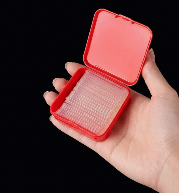 이지스홈 강력 아크릴 양면테이프 스티커형, 1세트, 투명