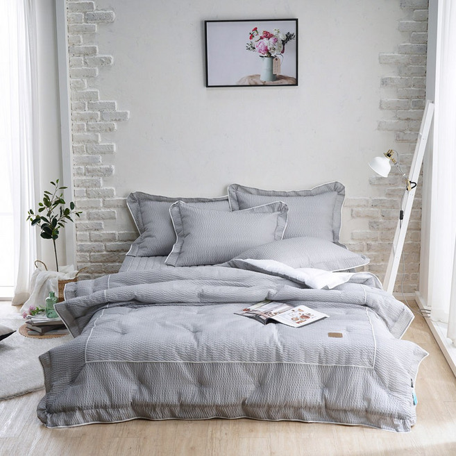 호텔침구 시어서커 여름이불세트 라지킹 킹사이즈 싱글 시어커서이불