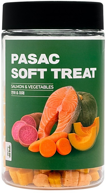 댕댕이연구소 가수분해 강아지 간식 노즈워크 소프트 트릿, 1개, 150g, 연어야채