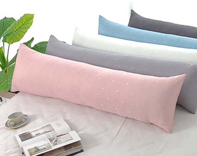 찬미디자인 바디필로우 커버, 아이스 인견 무지커버 핑크