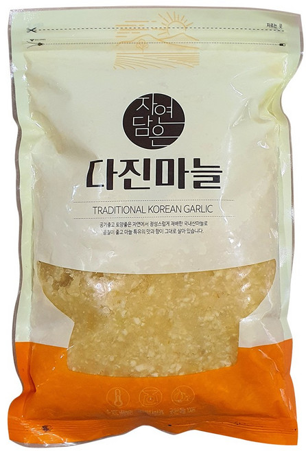 창녕마늘 국산 냉장 다진마늘 당일제조, 1kg, 1개