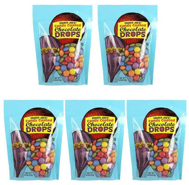 트레이더조스 캔디 코티드 초콜릿 드롭스 227g, 5개