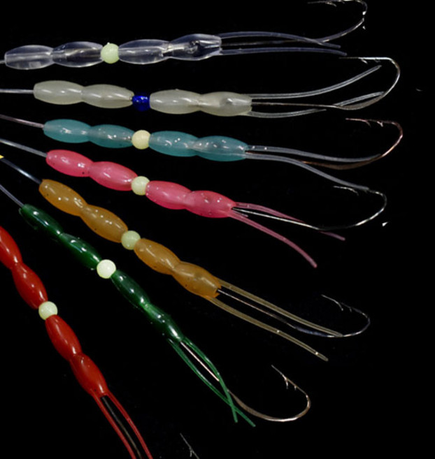 OK피싱 FT-100 도깨비튜브 갈치채비 갈치바늘 축광튜브, 골드3호